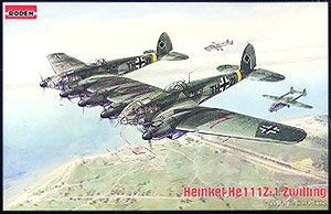 独・ハインケルHe111Z-1グライダー曳航双胴輸送機 (プラモデル