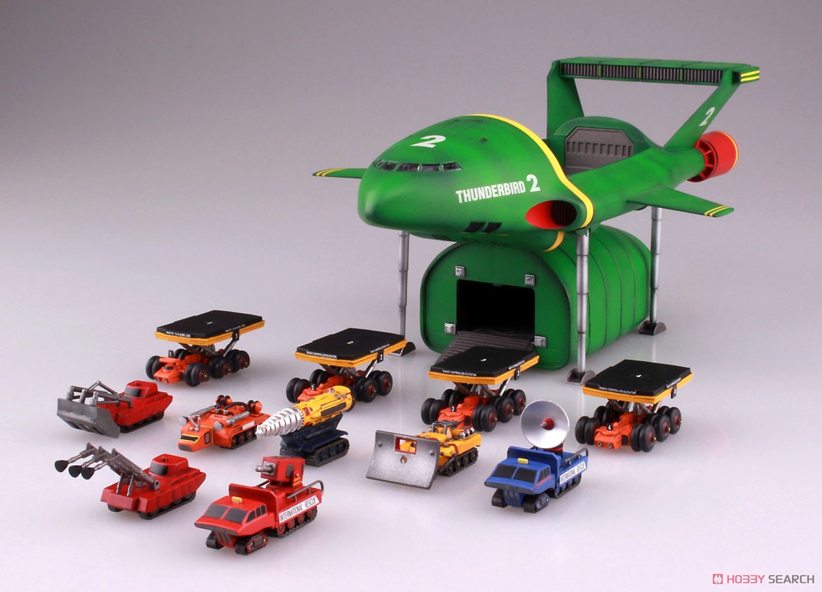 新世紀合金 サンダーバード 1号＆2号 キャラウィール 救助メカ1.と3