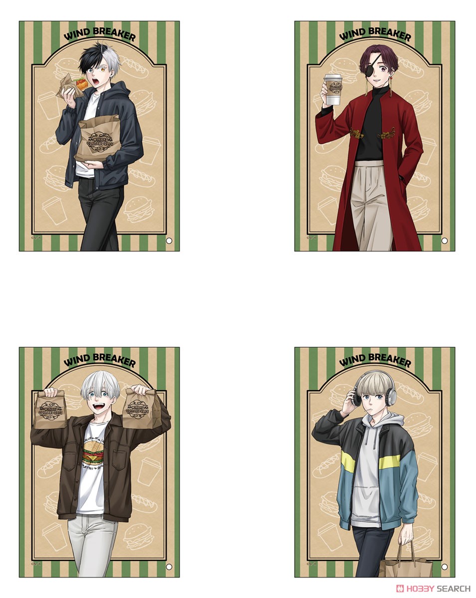 WIND BREAKER 描き下ろしイラスト ”Coffee shop Ver” グッズ 5月発売