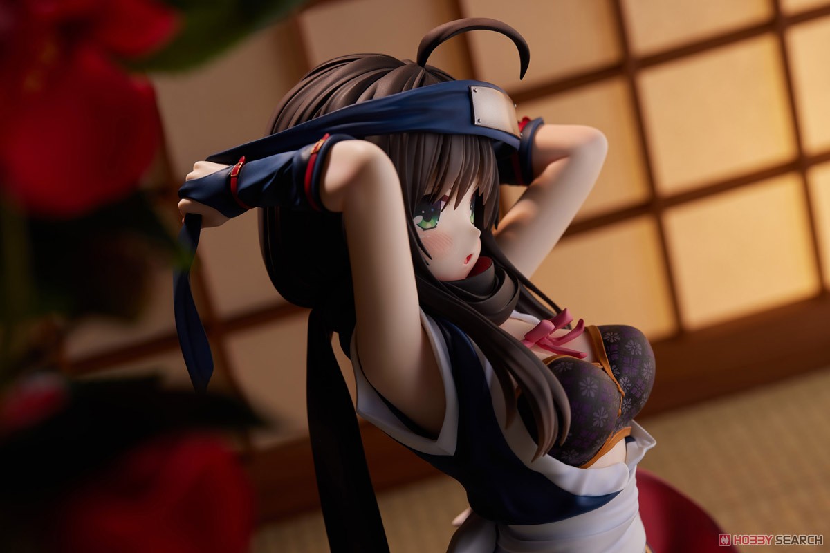 千恋*万花 常陸茉子 1/3.5完成品フィギュア あみあみ限定版 特典缶