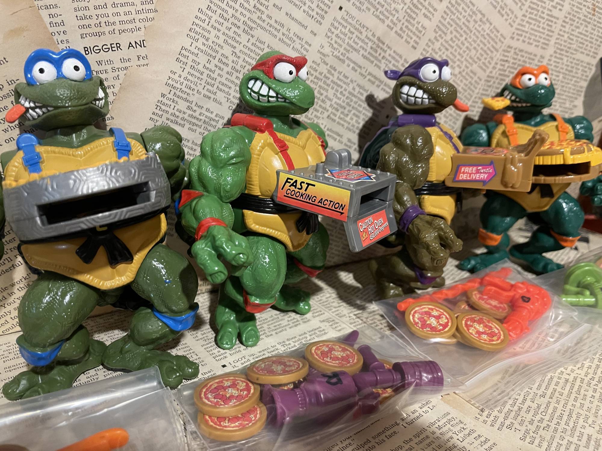 TMNT/Action Figure(Pizza Tossin' Turtles set/Loose) - 2000toys高円寺店