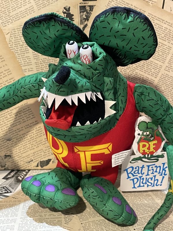 Rat Fink キャラクターノッディングドール 2体セット Rat Fink