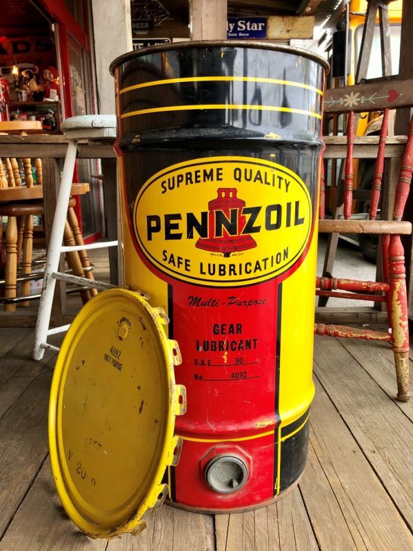 Vintage PENNZOIL Oil Drum Can Good Condition (B196) - 2000toys