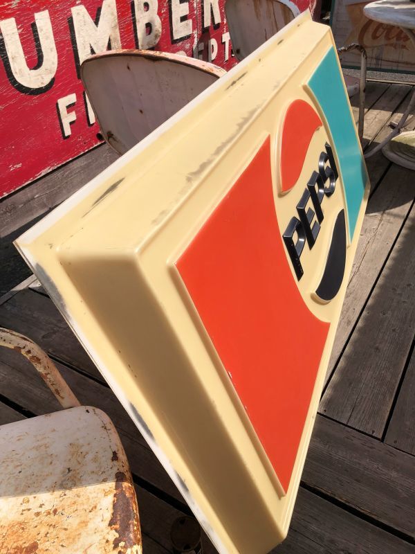 L'Arc 非売品PEPSI販促大型パネル Vintage Pepsi Cola Advertising