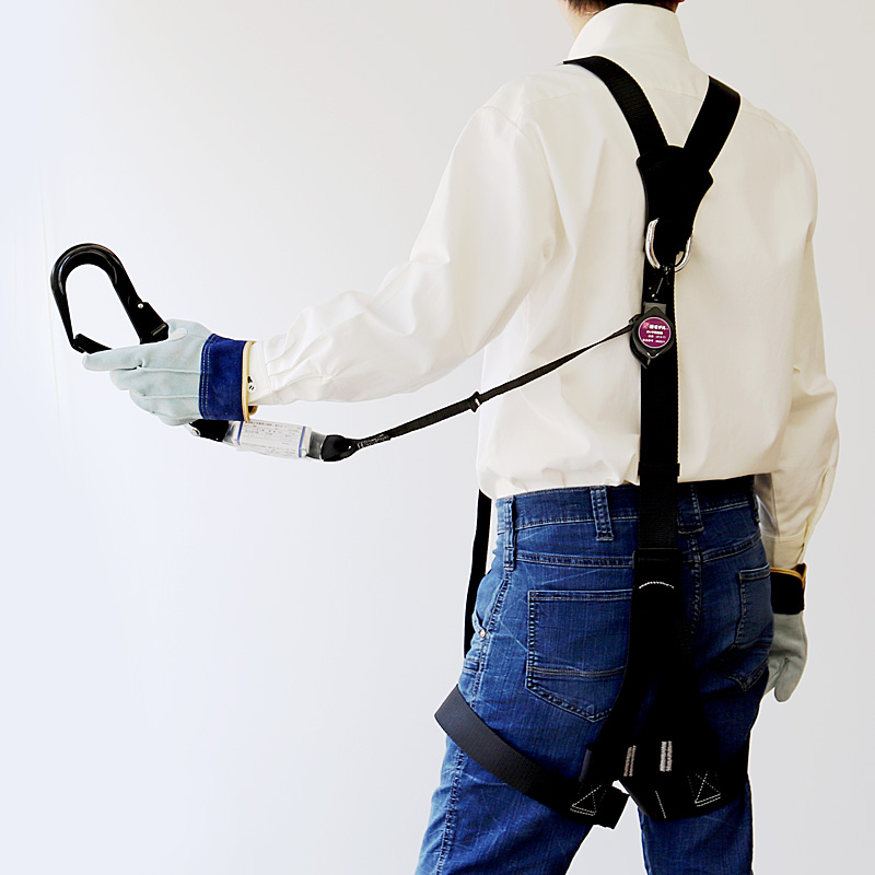 椿モデル HYF2セット フルハーネスY型 （腿ワンタッチ）と 巻取式