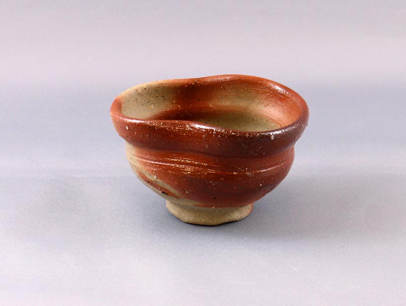 備前ヒダスキ沓ぐい呑ik-1 – 岡南ギャラリー