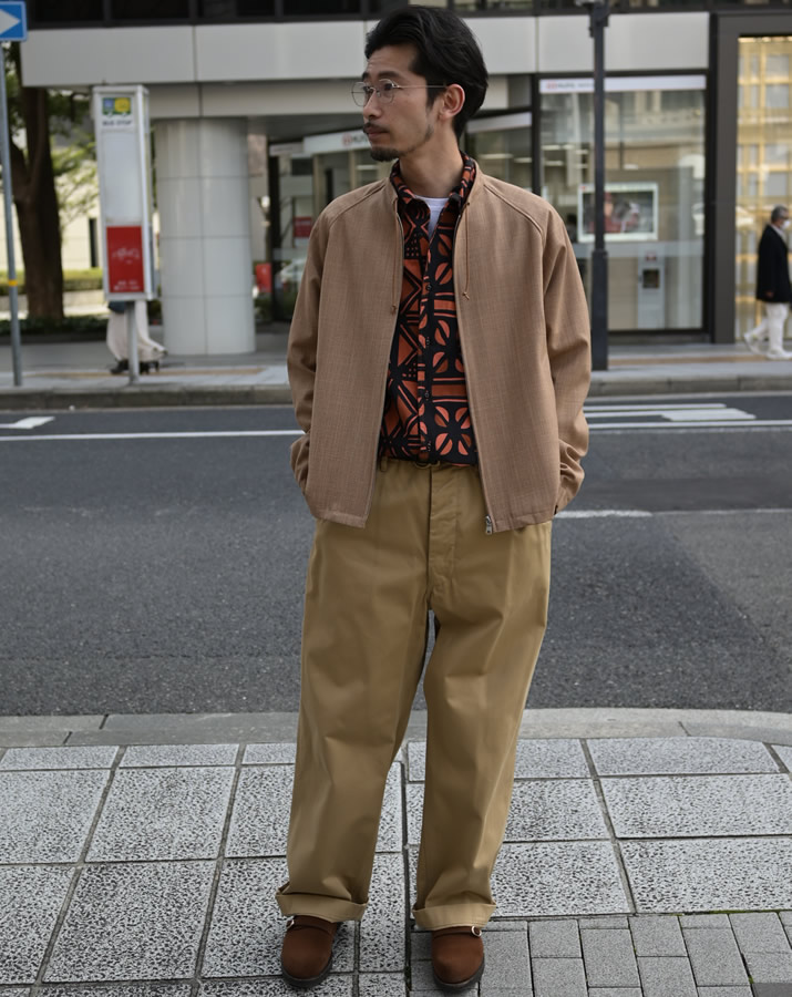 NICENESS MALDOON チノパンツ Sサイズ ベージュ ナイスネスNICENESS