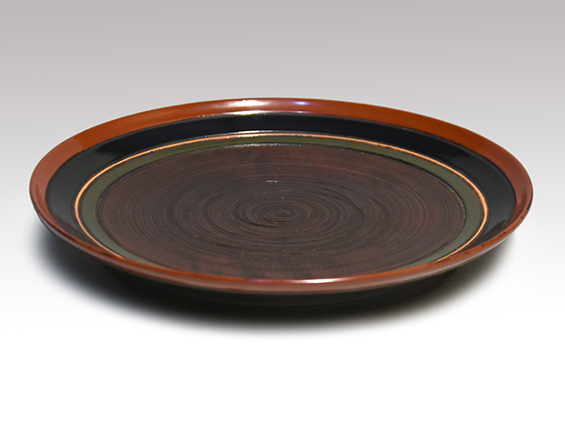 獨楽皿 十枚 径18.2cm 二代 村瀬治兵衛（作） 共箱 菓子器 銘々皿 | 古