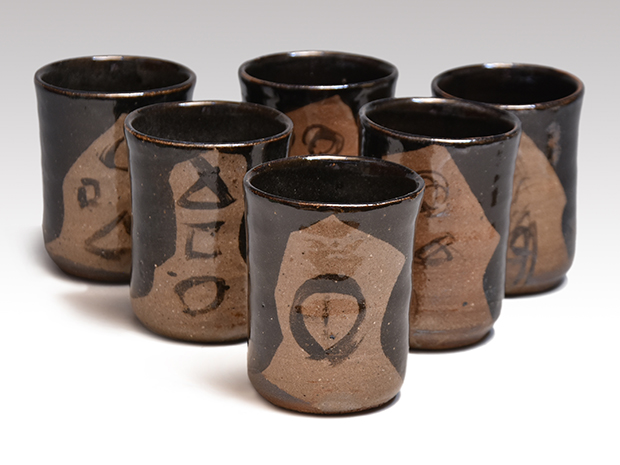 細川護熙(作) 唐津湯呑 6客 共箱 | 古美術ささき