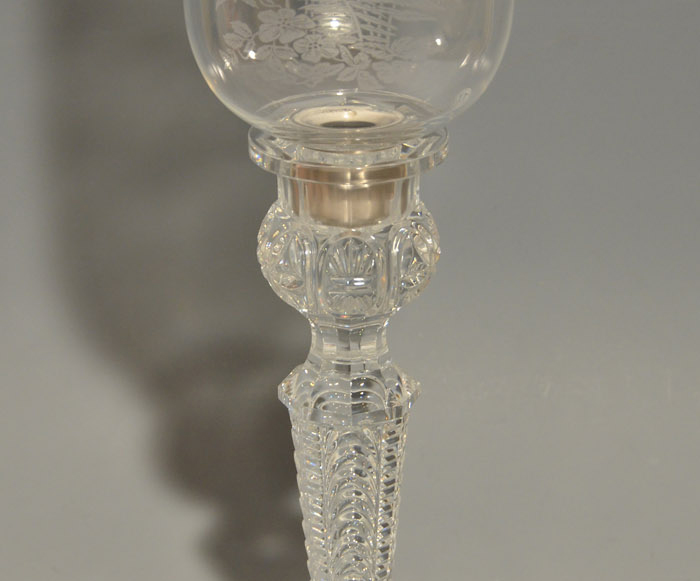 バカラ キャンドル スタンド 燭台 クリスタル 花鳥文 世界限定250点