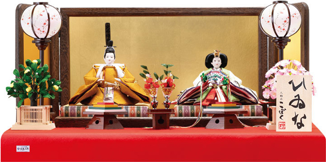 京十番親王 緋毛氈飾りNo1014R | 雛人形、おひなさまのことなら