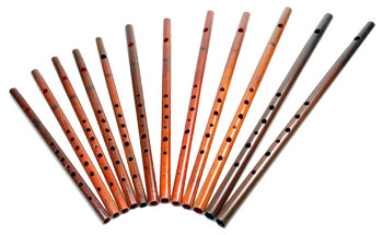 木管楽器 竹製 横笛 篠笛 みさと笛 胡蝶 袋付 V 9629 木管楽器 竹製