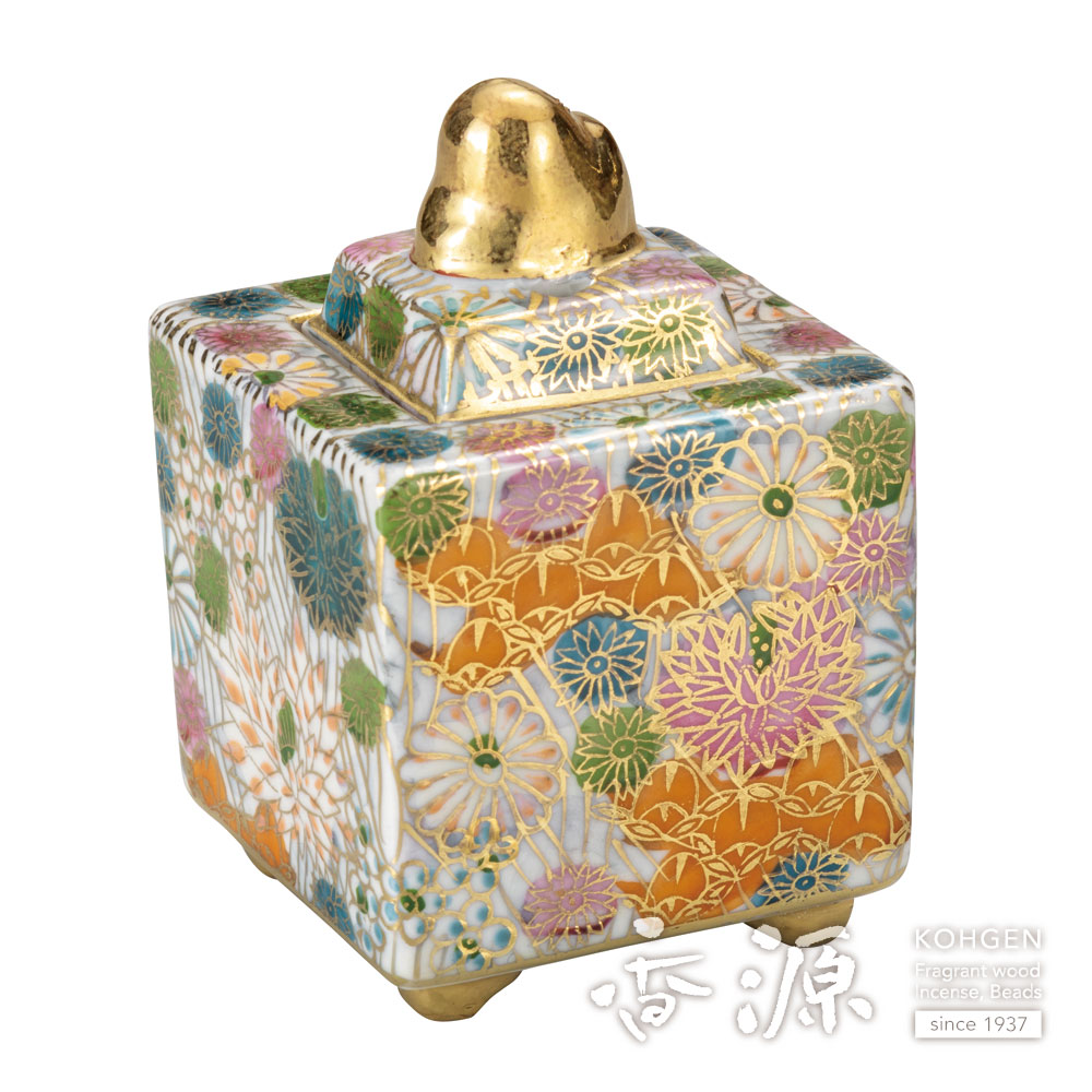 九谷、泉山香炉 共箱 九谷焼 香炉 清山作 共箱 Yahoo!オークション