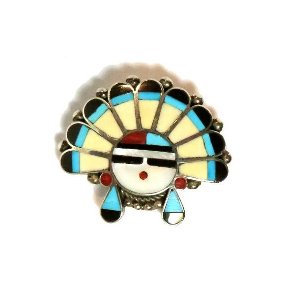 インディアンジュエリーのブローチ・ピン