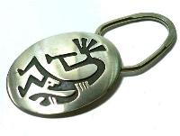 ココペリのマネークリップ、ブローチ、スプーン、ウォッチ