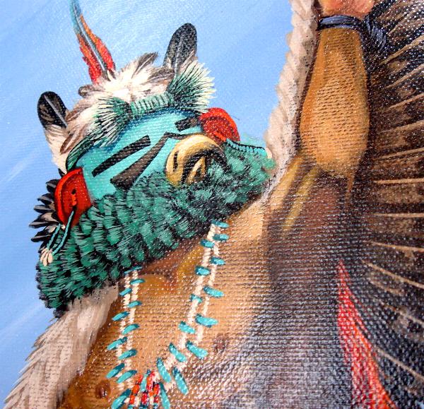 Duane Dishta (Zuni：ズニ)のアクリル画