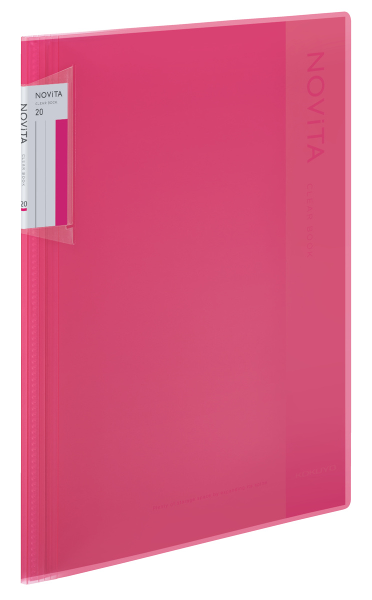 ノビータ クリヤーブック A5-S 20枚 ピンク｜文具｜コクヨ
