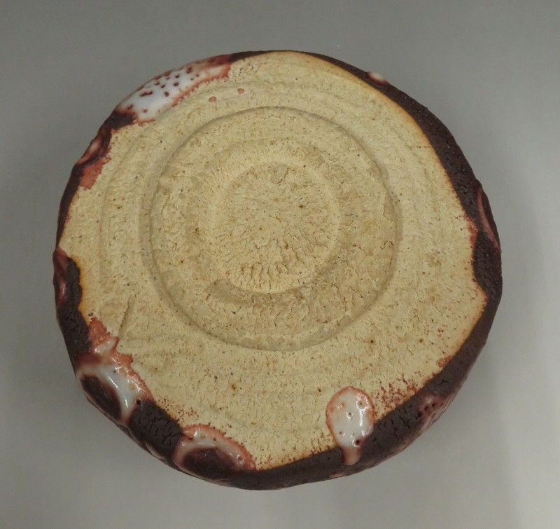 玉置保夫 『赤志野茶碗』 [古美術こもれび] 骨董,掛軸,絵画の買取と