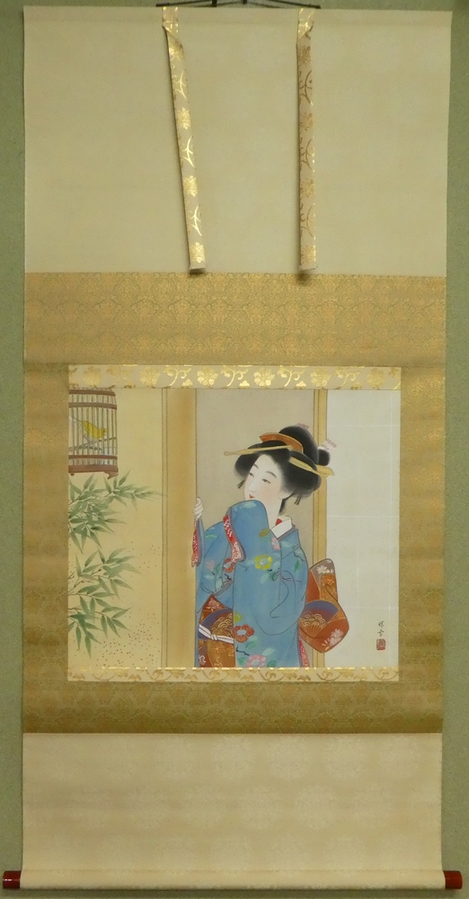 掛軸 骨董 江戸時代 n33