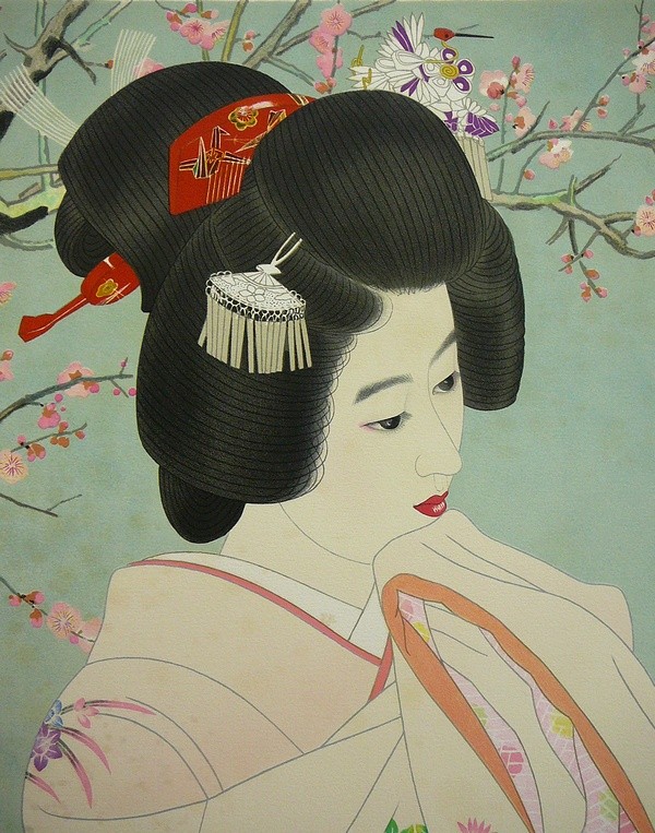 加藤晨明 日本画 M10号「牡丹」