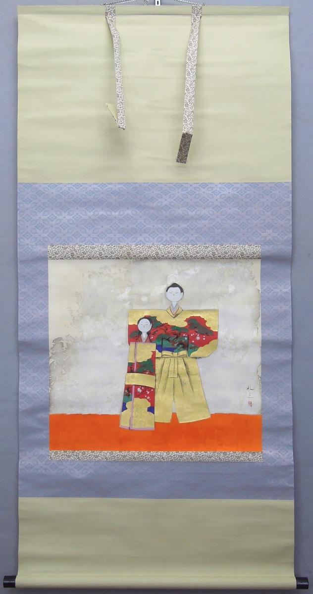 小寺礼三 『立雛』 [古美術こもれび] 骨董,掛軸,絵画の買取と販売,名古屋