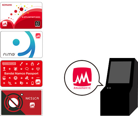 アミューズメントICカード」対応カードのご利用について
