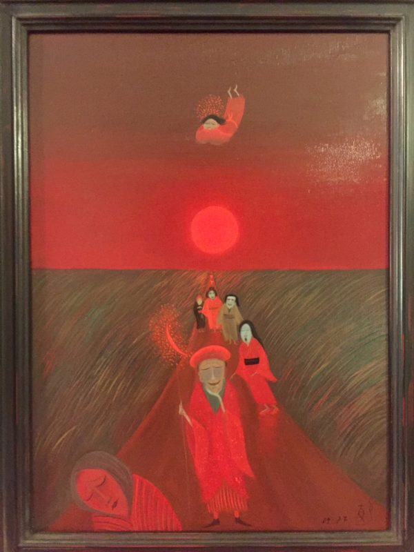 斎藤真一：陽の使者 émissaire de soleil ｜ 油彩画 | 古本・版画