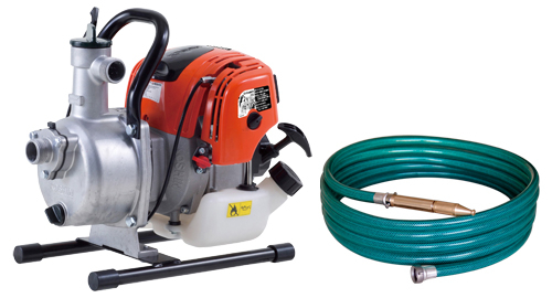 リョービエンジンポンプ ホース付き コンパクト