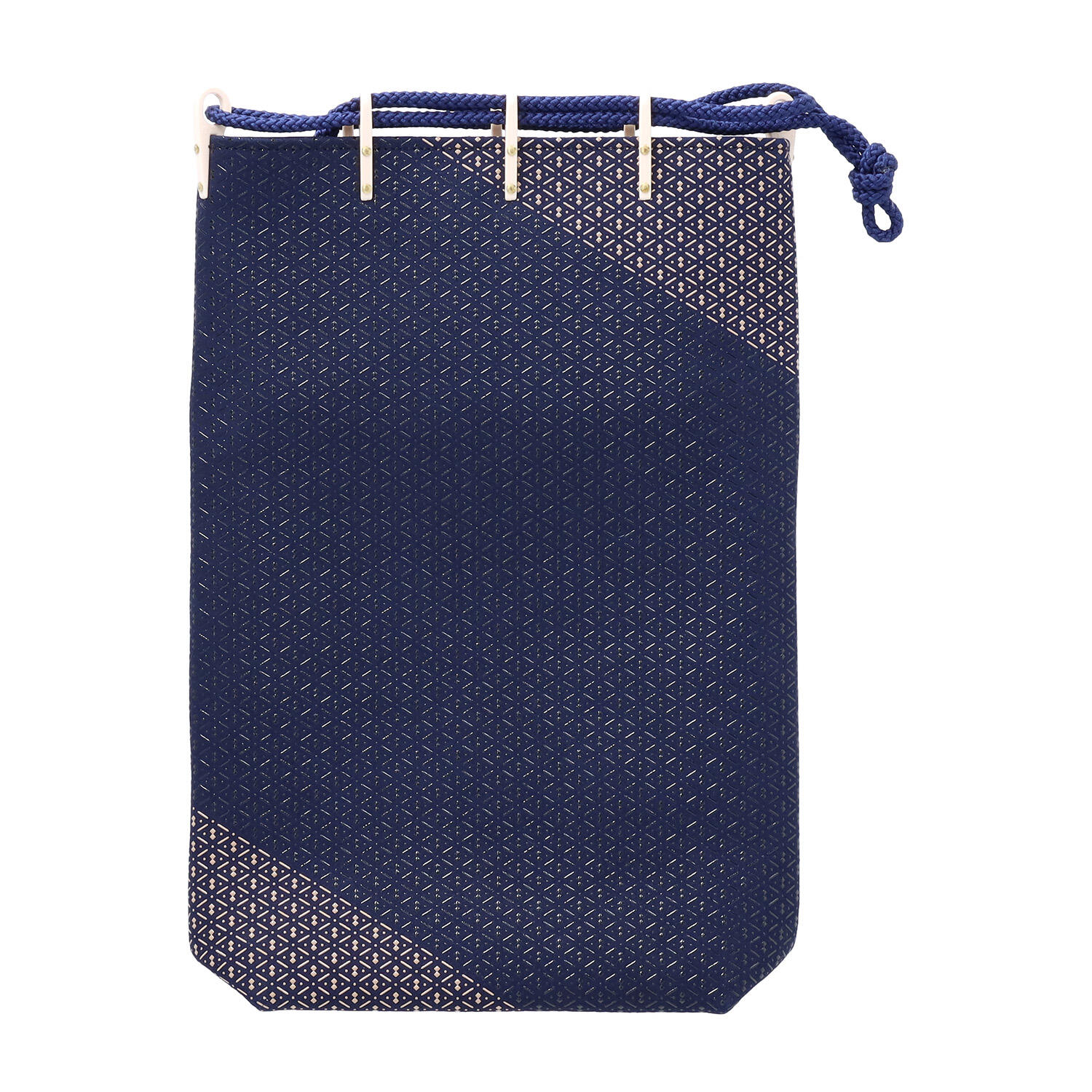 甲州印伝 伝統工芸 鹿革 漆 合切袋 巾着バッグ | 株式会社 印傳屋上原