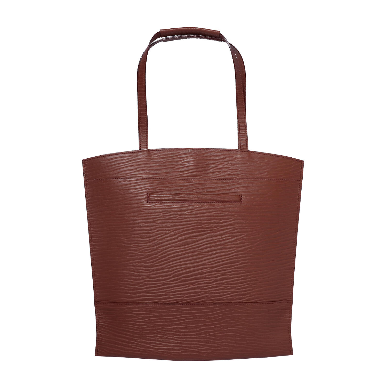 A4 薄マチ 軽量 型押しレザー 牛革 トートバッグ | 有限会社 中澤