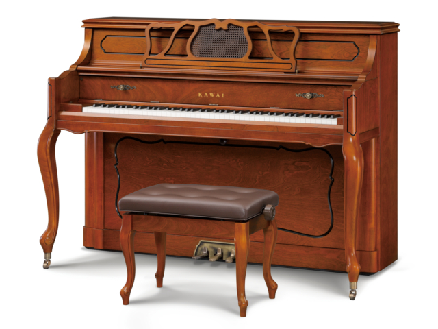 調律済み カワイ アップライトピアノ ブラウン 調律済み カワイ アップ