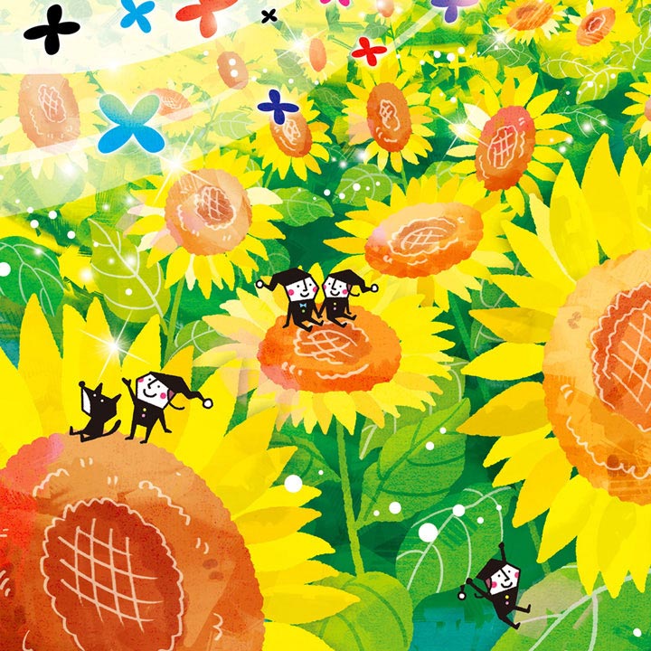 絵画通販KAWAII ART・絵画販売サイト Sunny Day ひまわり