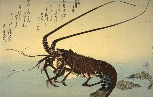 金工美術 純銀製 伊勢海老 エビ 古美術骨董 金工美術 純銀製 伊勢海老