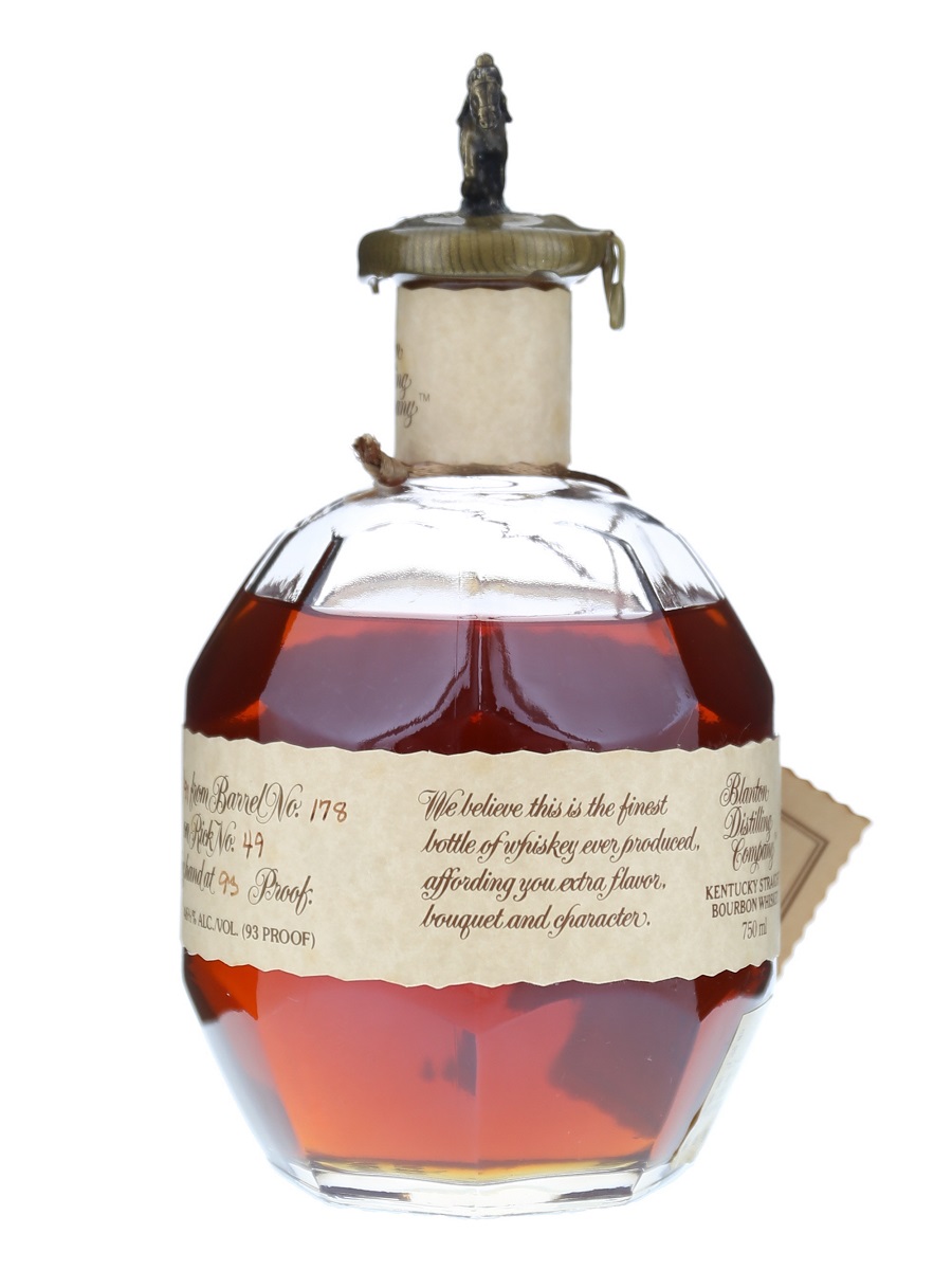 ブラントン シングル バレル バーボン 蔵出し日 4-22-91 (澱と濁り有り