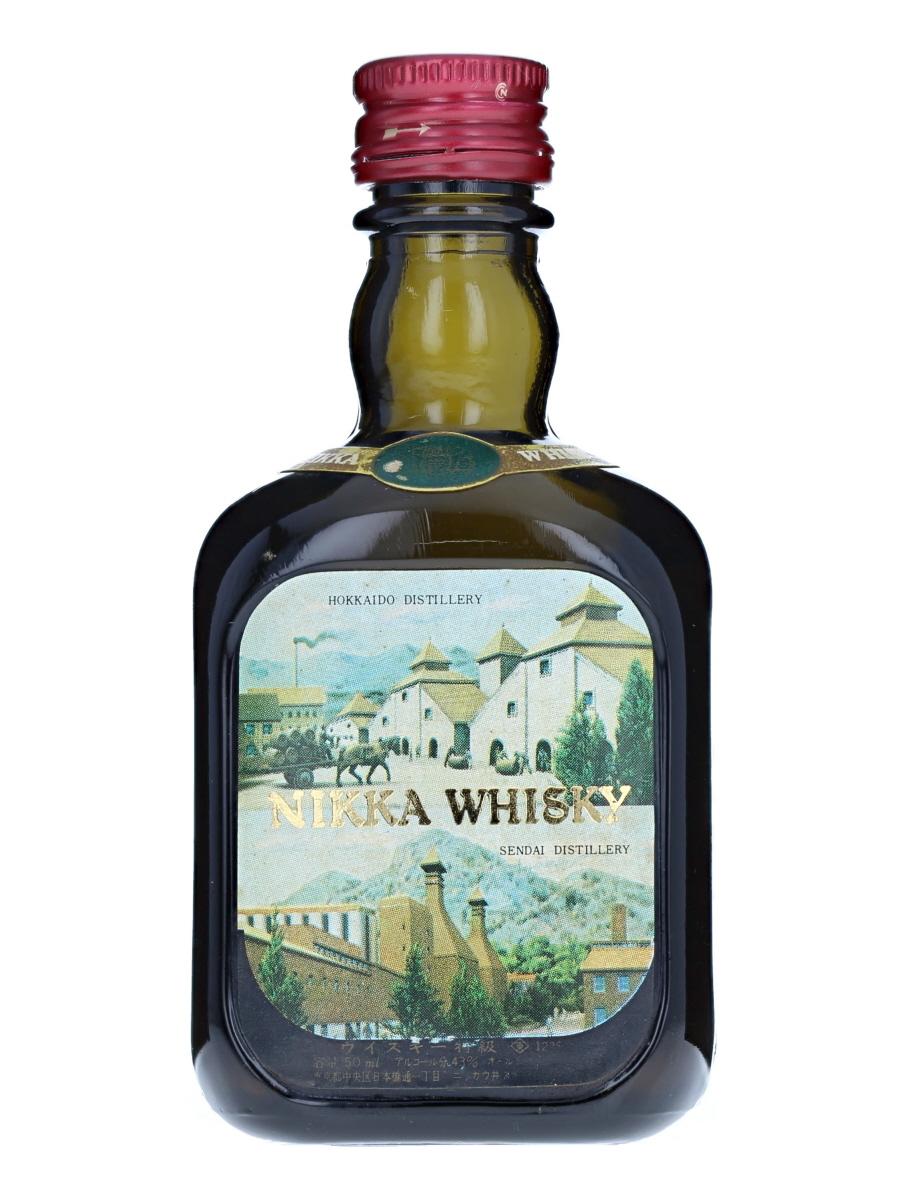 オールド ニッカ 宮城峡竣工記念ラベル 特級 50ml / 43% - 歌舞伎