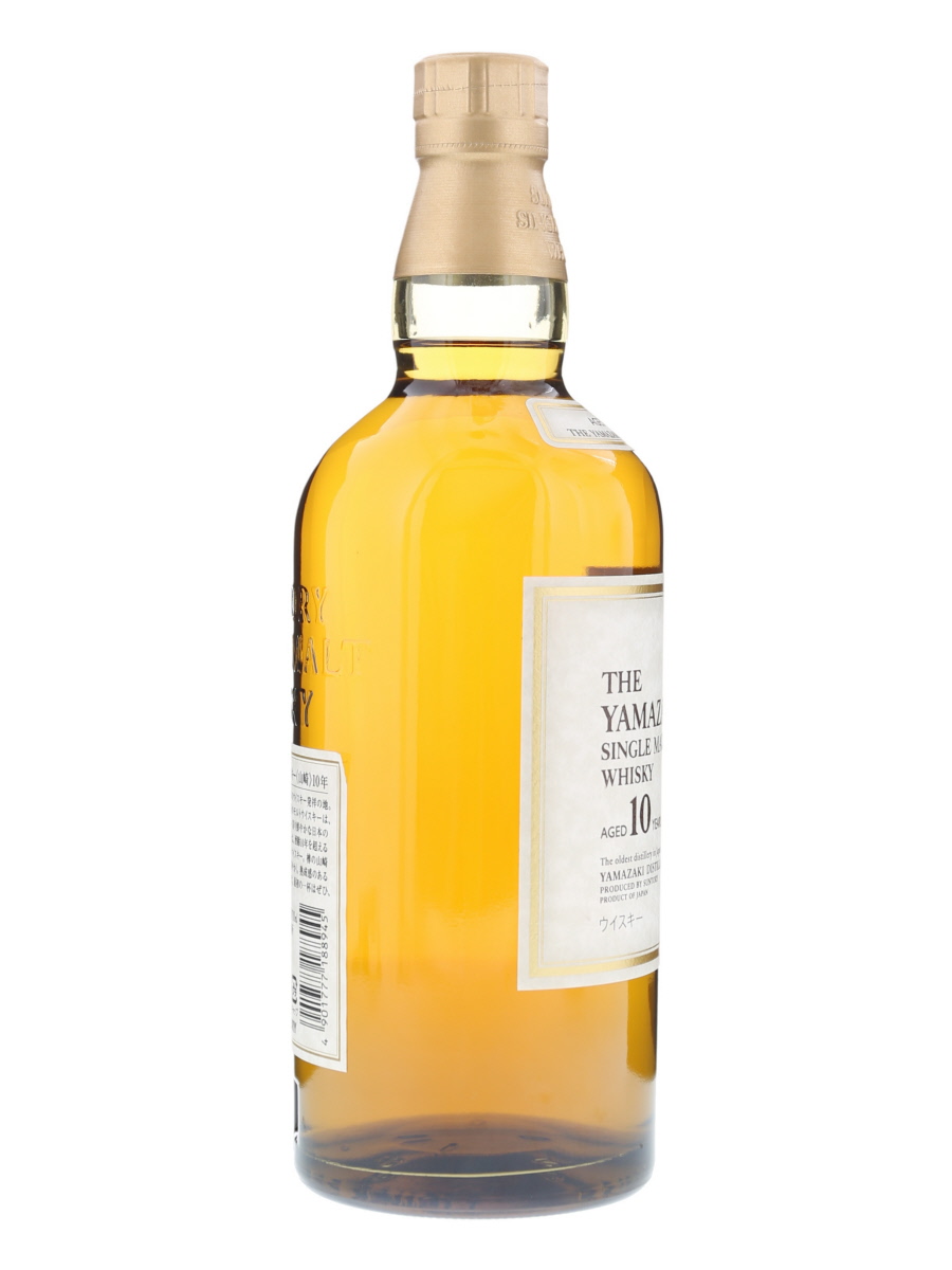 山崎 10年 シングルモルト 白ラベル 700ml / 40% - 歌舞伎ウイスキー