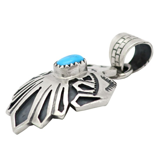 インディアンジュエリー ペンダントトップ ネックレス サンダーバー