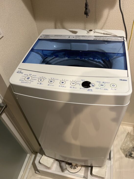 安心の6ヶ月保証付き！！ Haier 5.5kg全自動洗濯機 JW-XP2CD55F 2021年製