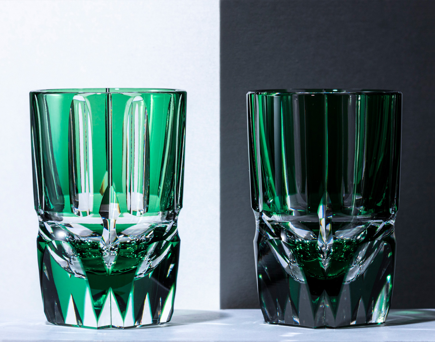 江戸切子 酒器揃＜竹の膳＞ | カガミクリスタル