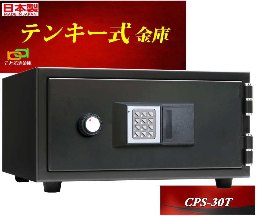CPS-30T 日本アイエスケイ 金庫 小型 家庭用 テンキー式 耐火金庫 king