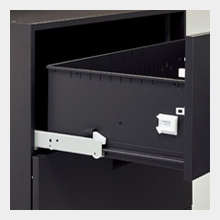 V945-311BD 3段ラテラル書庫（下置き用） 幅900×奥行450×高さ1030mm