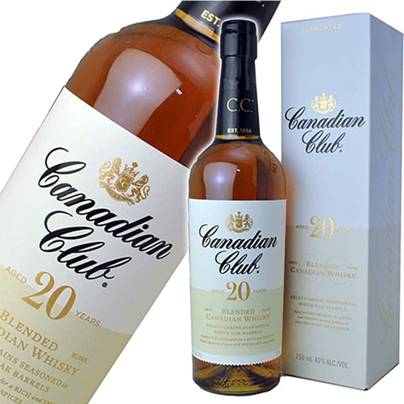 カナディアンクラブ 20年 40度 750ml / カナディアンウイスキー 買取