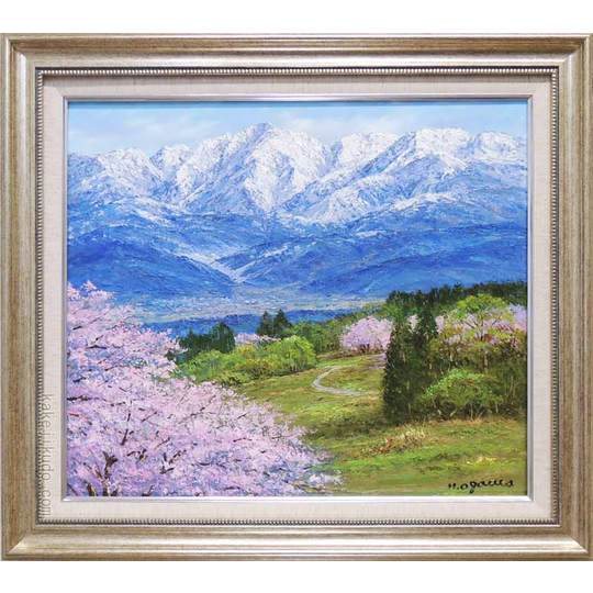 漆絵画、日本画~日展会友~佐伯教通~[富山 立山 劔岳] 漆絵画、日本画