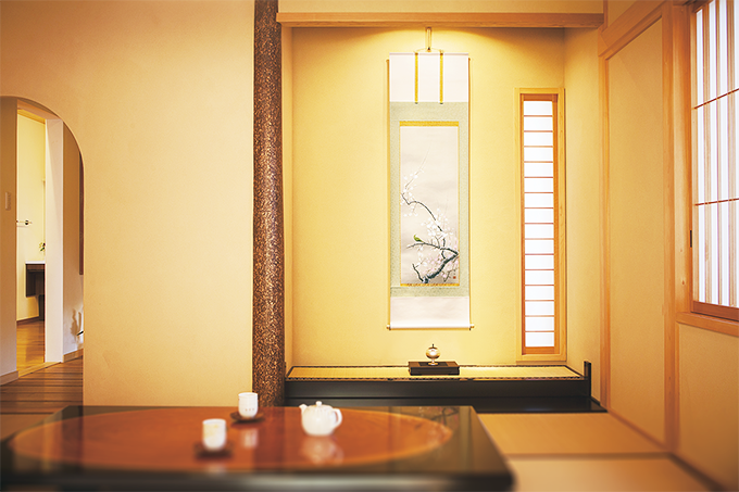 水墨山水 山田白峰 尺五【肉筆】！ 山水画 - 掛け軸（掛軸）販売通販