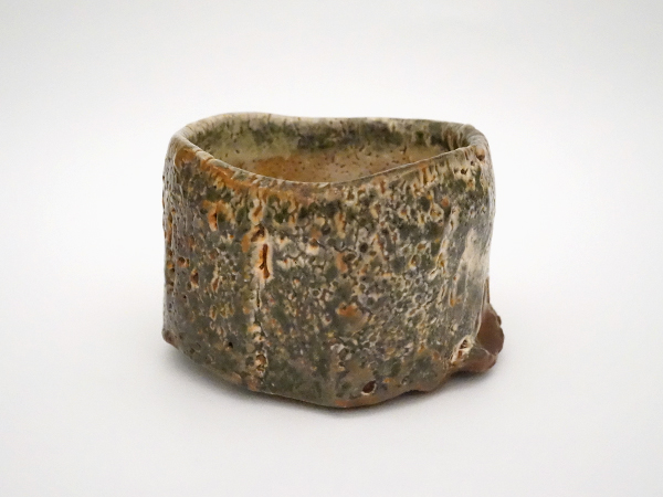 入手困難☆ジェフ・シャピロ【師：伊勢崎淳】焼き締め扁壺☆共箱