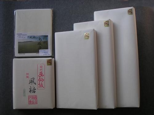 株式会社カミシマ / 因州手漉画仙紙 白唐紙 「風 格」