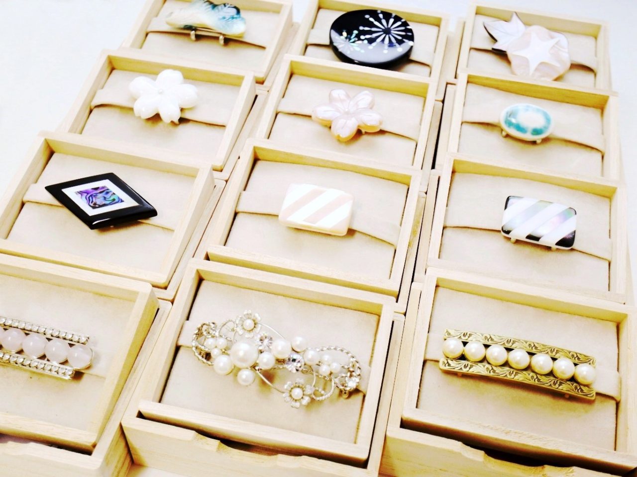 超貴重】アンティーク簪・帯留セット11点