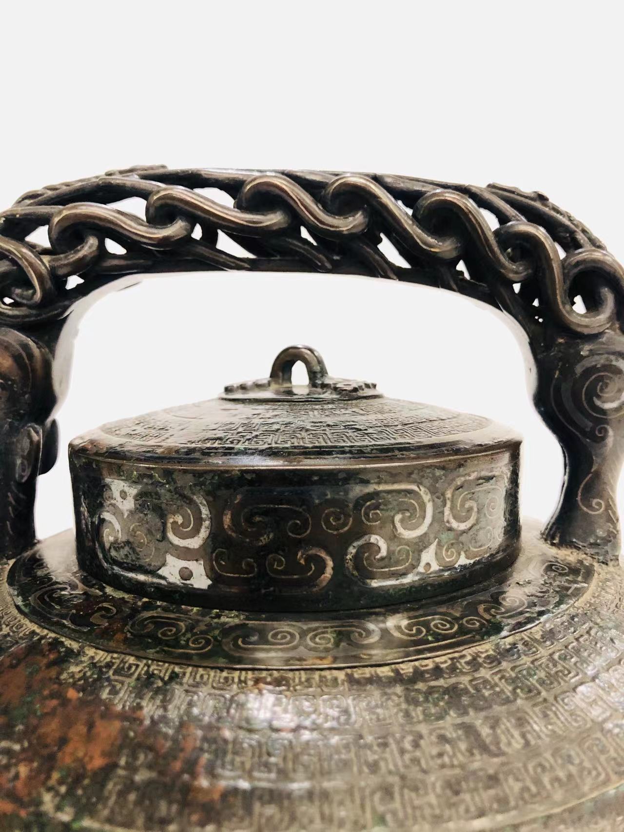 中国古美術 旧蔵 鍍金銅馬 精銅製 鍍金装飾 彫刻馬像 置物