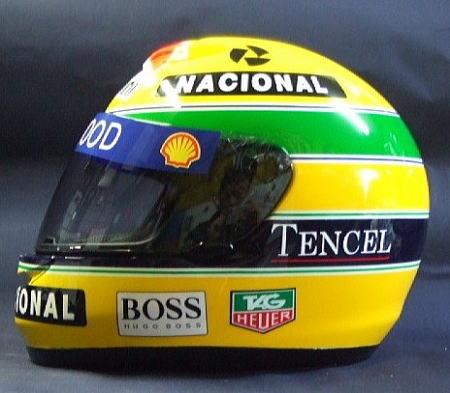 アイルトンセナ1993年 マクラーレン時代のヘルメット仕様