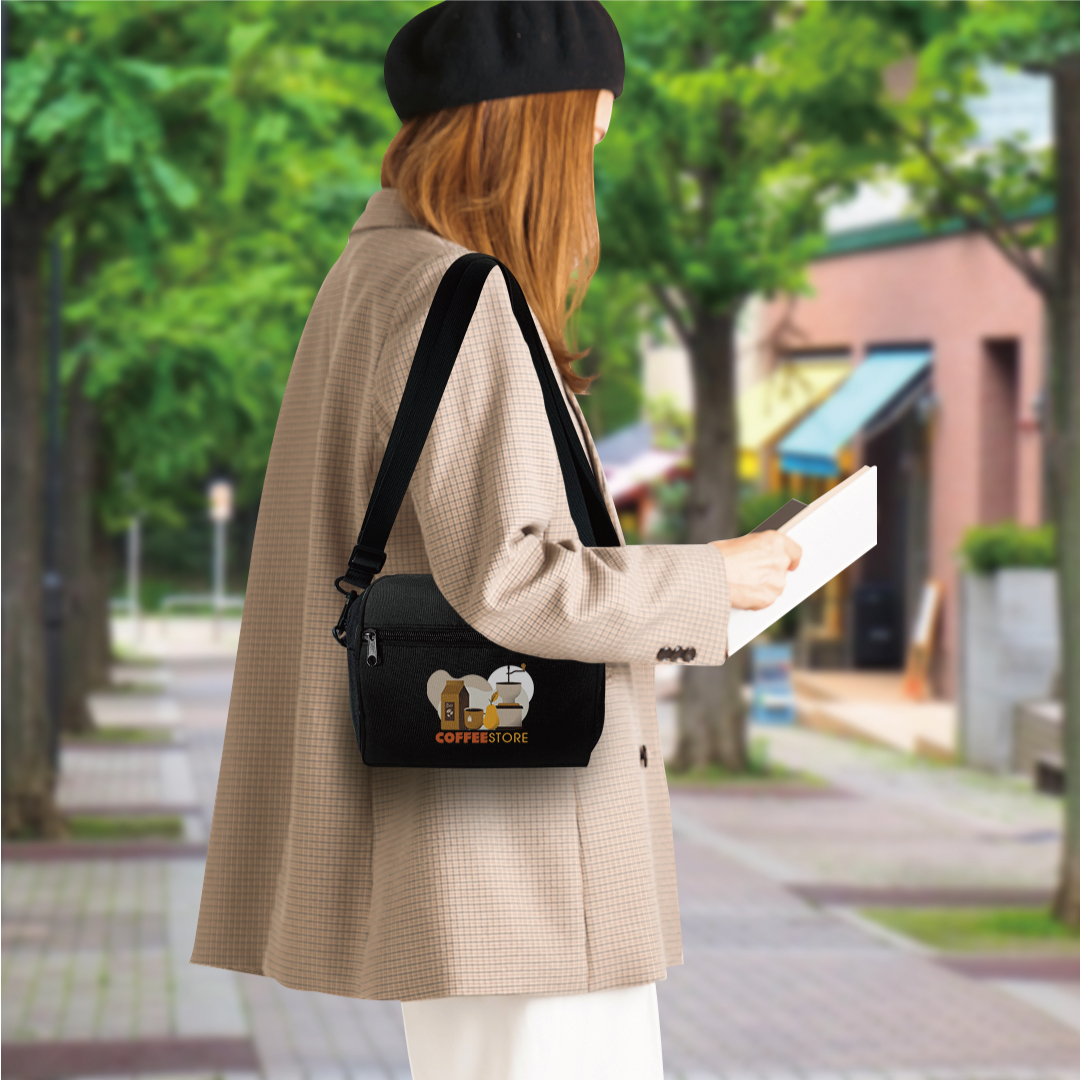 横型ショルダーバッグをオリジナルデザインで制作｜オリジナルグッズ